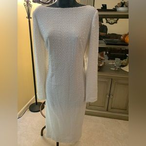Brilliant white dress by Ralph Lauren size 10